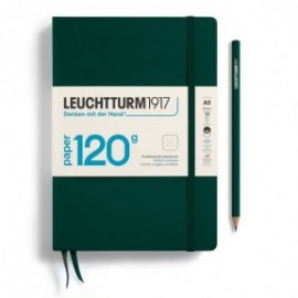 Leuchtturm 1917 Notebook A5 Edition 120g Forest Green Dotted, Hard Cover