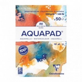 Clairefontaine A6 aquarelle 300gr 50sheets 975620C