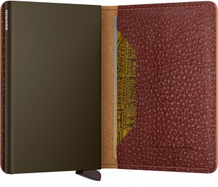 SECRID SLIMWALLET SVg VEGETABLE TANNED TUSCAN