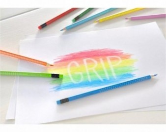 Faber Castell Colour Grip erasable colour pencils (ξυλομπογιές), wallet of 10  116613