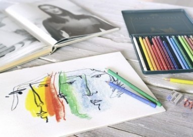 Faber Castell wooden case Polychromos Colour Pencils Set of 48 110006