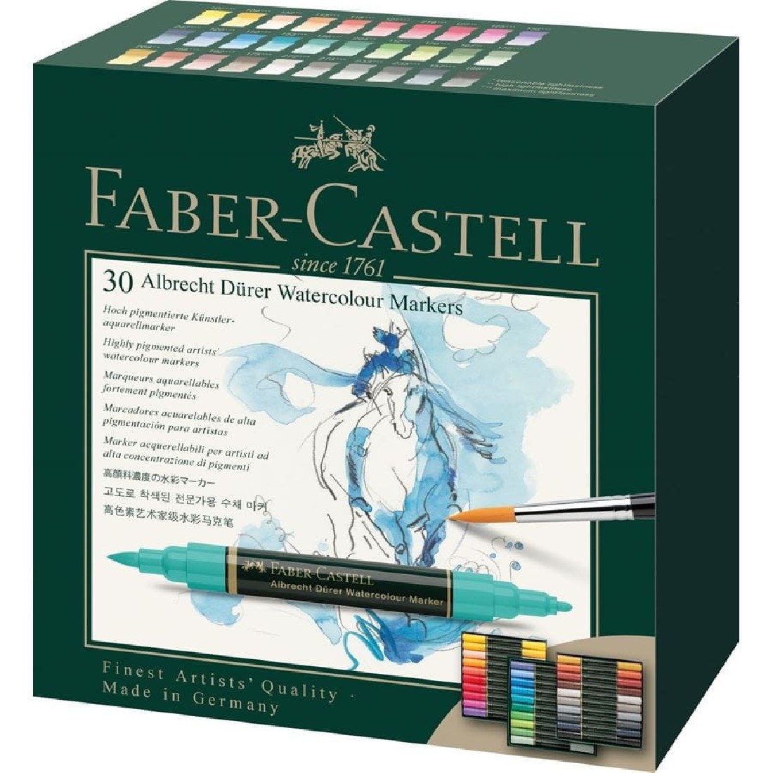 Faber Castell Albrecht Dürer Watercolour Markers, wallet of 30, 160330