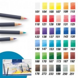 Faber Castell Goldfaber Color Pencils, 114736 Tin of 36