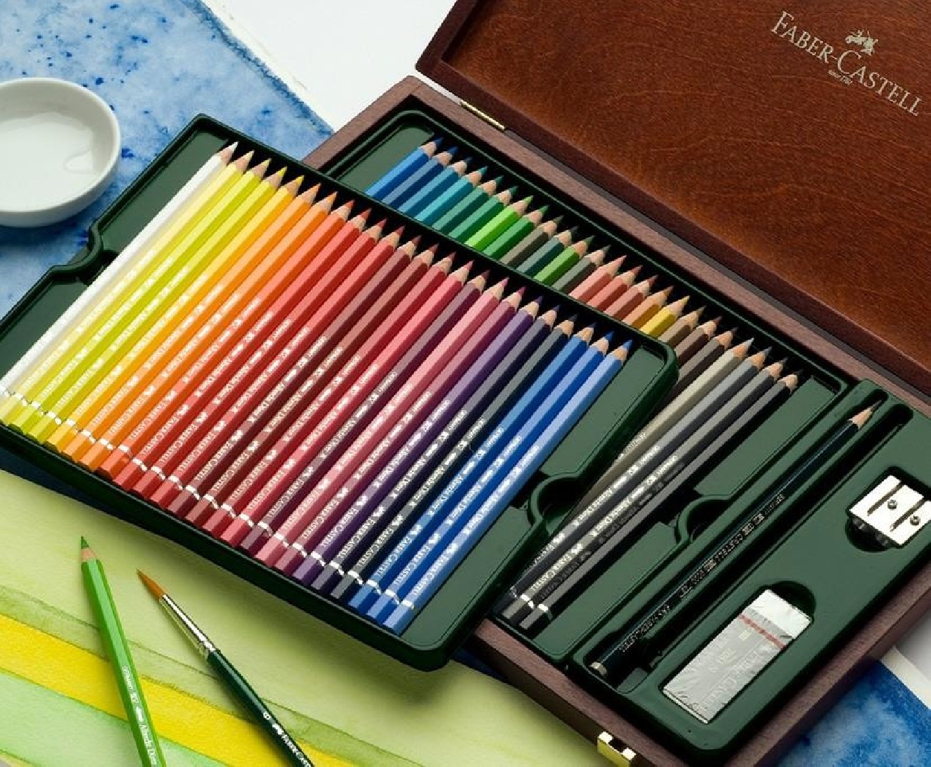 Faber Castell  Wood case of 48 Watercolour pencils Albrecht Durer  117506