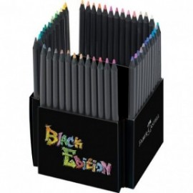 Faber Castell Colour Pencils Black Edition, 116450  cardboard wallet of 50