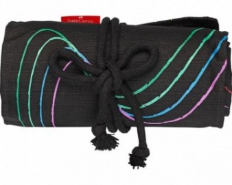 Faber Castell Black Edition Colored Pencils Pencil Roll,  72pcs, 116418