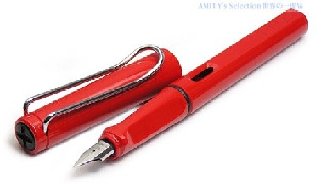 Lamy Safari Shiny Red Fountain Pen 016