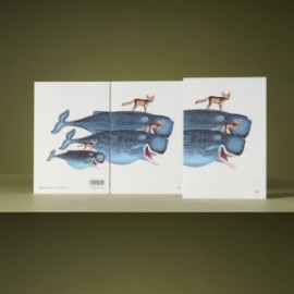 Paper Republic Animal Companions Whales Book Refill XL Plain Pap