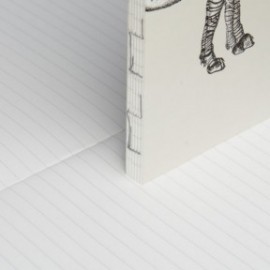 Paper Republic Animal Companions Zembra Book Refill XL Ruled Pap