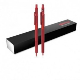 Rotring 600 Red Set Ballpen and Mechanical Pencil 0.5