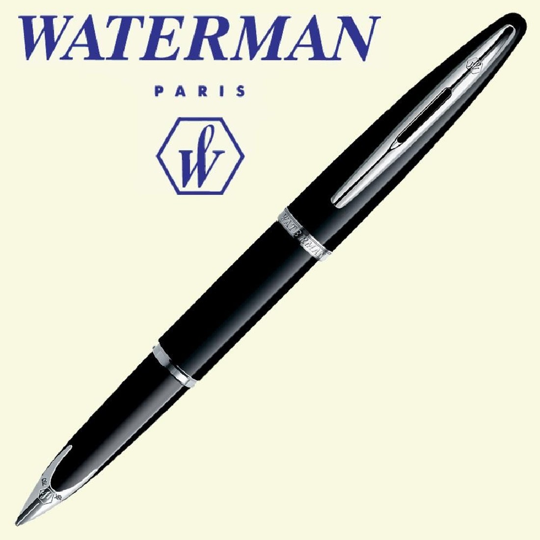 Waterman Carene Black ST Fountain Pen