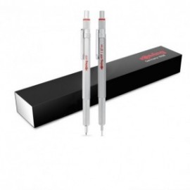 Rotring 600 Silver Set Ballpen and Mechanical Pencil 0.7