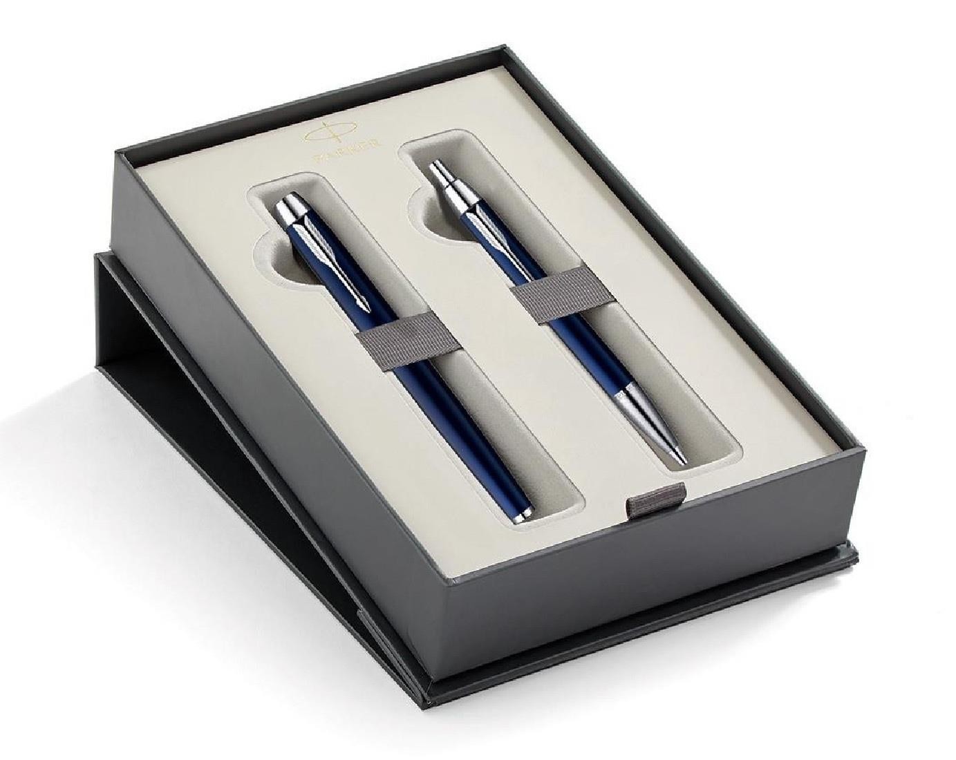 Parker IM Core Blue CT Set Rollerball and Ballpen