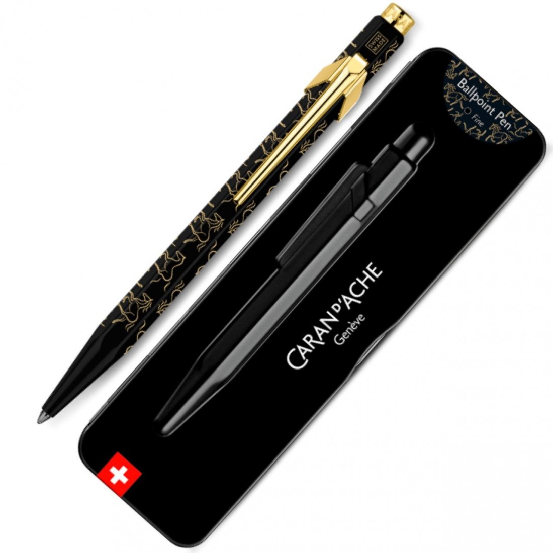 Caran dache 849 ballpoint Horse black 849.525 special edition