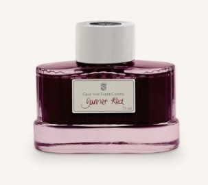 Graf von Faber-Castell Garnet Red, 141005 Fountain Pen Ink 75ml