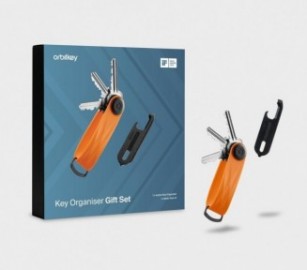 Orbitkey Key Organiser Set Active plus Multi-Tool v2 Set Tangerine