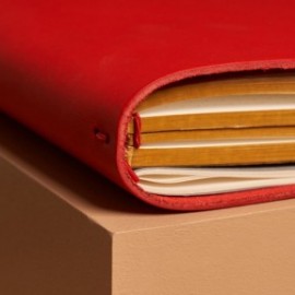 Paper Republic grand voyageur A4  red leather journal