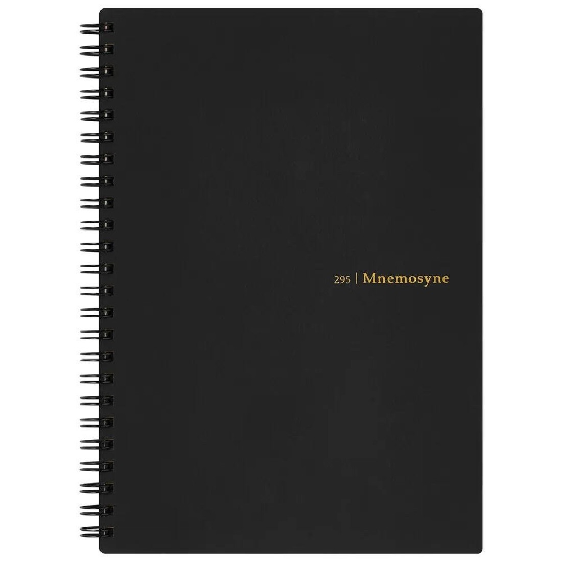 Mnemosyne spiral notebook black 295-05 A5 5mm 80sheets ruled 80gr MN
