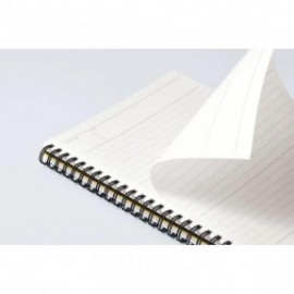 Mnemosyne spiral notebook black 295-05 A5 5mm 80sheets ruled 80gr MN