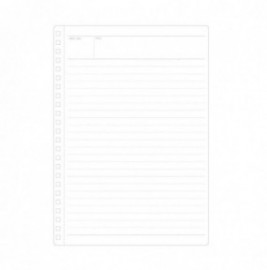 Mnemosyne spiral notebook black 295-05 A5 5mm 80sheets ruled 80gr MN