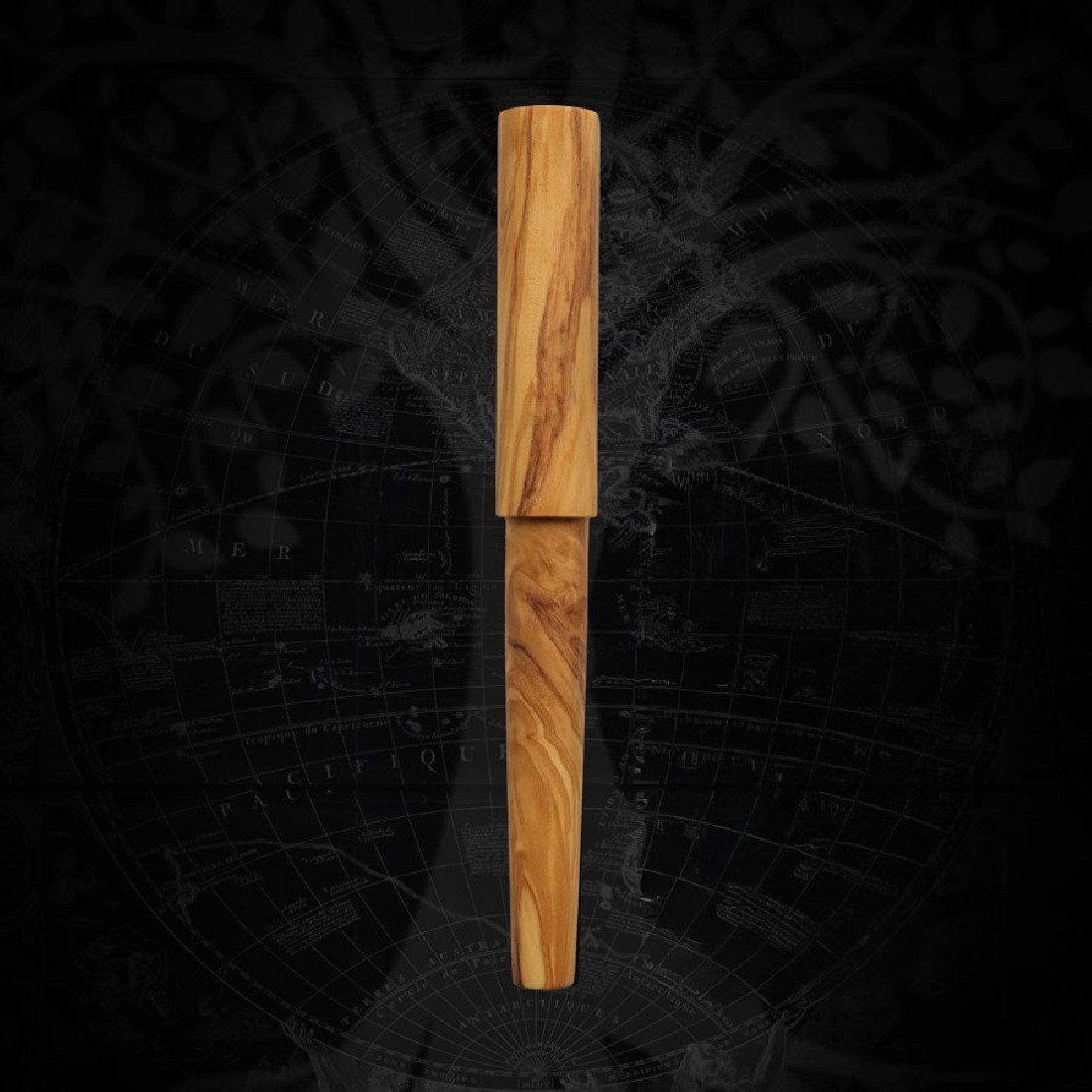 Wancher Olivewood World Tree Fountain pen
