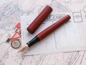 Wancher  Sandalwood World Tree  Fountain pen
