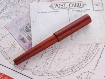 Wancher  Sandalwood World Tree  Fountain pen