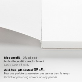 Clairefontaine A3 Paint On mix media Lisse 250gr 25sheets 975730C