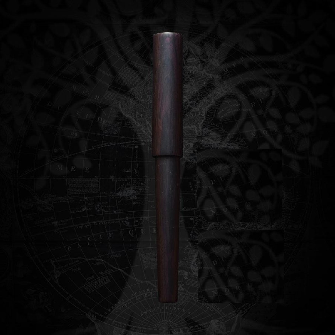 Wancher Ebony World Tree  Fountain pen
