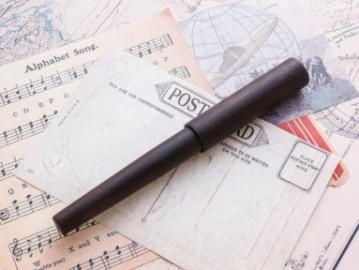 Wancher Ebony World Tree  Fountain pen