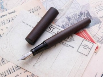 Wancher Ebony World Tree  Fountain pen