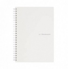 Mnemosyne spiral notebook white 295-06 A5 5mm 80sheets ruled 80gr MN