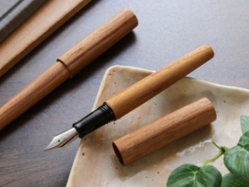 Wancher Teakwood World Tree Fountain pen