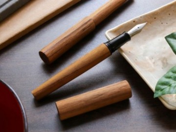 Wancher Teakwood World Tree Fountain pen