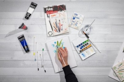 Clairefontaine A4 Paint On mix media 250gr 40sheets 96536C