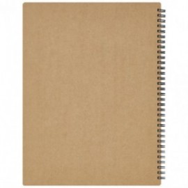 Mnemosyne spiral notebook black 109 A4 5mm 70sheets Dotted 80gr MN