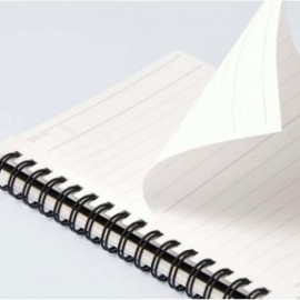 Mnemosyne spiral notebook black 176 A6 7mm 80sheets ruled 80gr MN