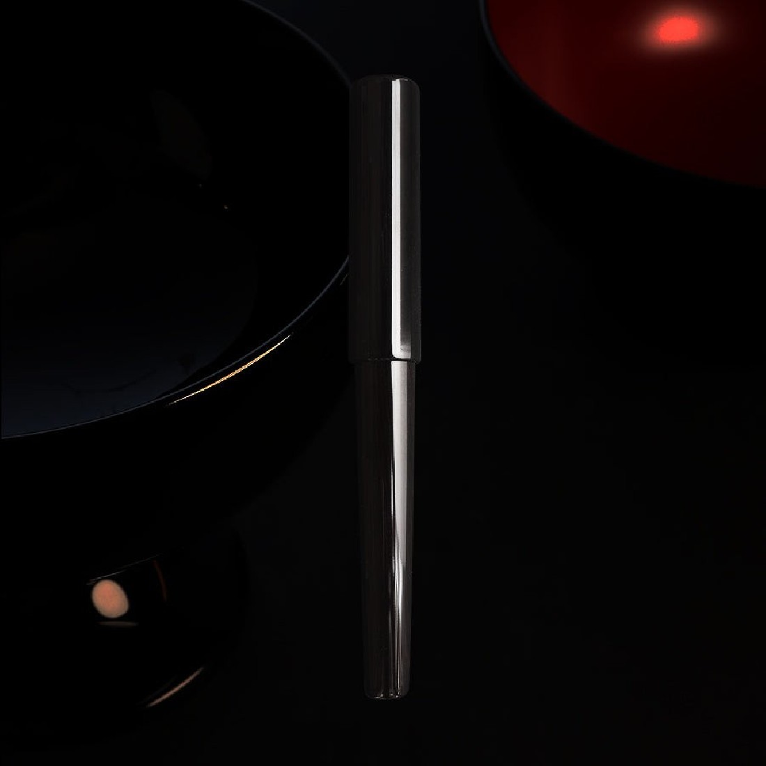 Wancher Urushi Ebony Sekai Aizu fountain pen