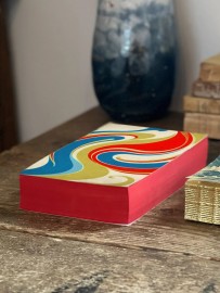 ANTIQUE NOTEBOOK CANVAS BOOK Spiral LIBRI MUTI.