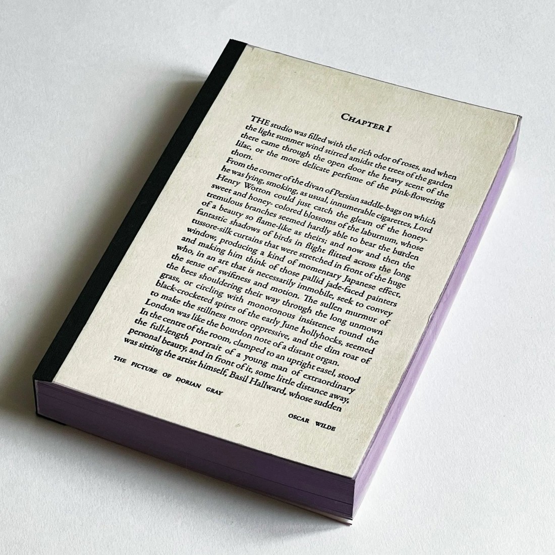 ANTIQUE NOTEBOOK XS BLOCK NOTES Oscar Wilde LIBRI MUTI