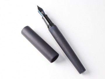 Wancher Indigo blue olivewood Sekai - Ai, World Tree  fountain pen