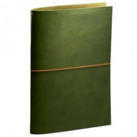 Paper Republic grand voyageur A4 Botany Green leather journal