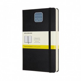Moleskine Notebook Squared Expanded Version Large 13x21 Black Hard Cover ML
