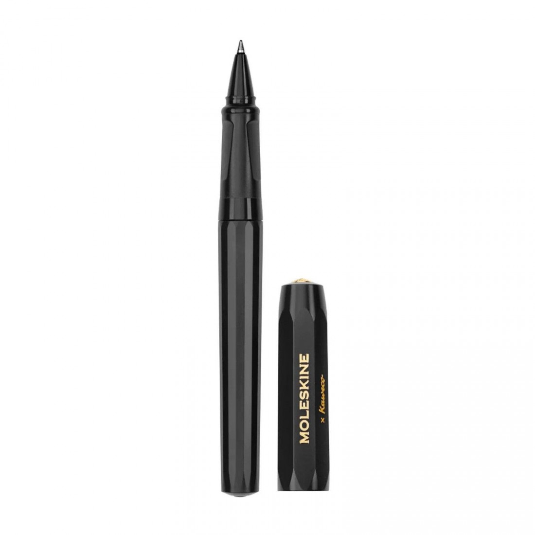 Kaweco and Moleskine black rollerball