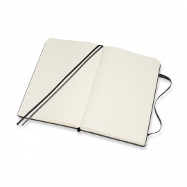Moleskine Notebook Large 13x21 Dotted Expanded Version Black Hard Cover