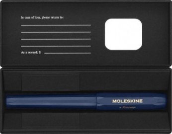 Kaweco and Moleskine blue ballpen