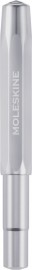 Kaweco Moleskine Aluminium Silver fountain pen with free clip and blue cartridges