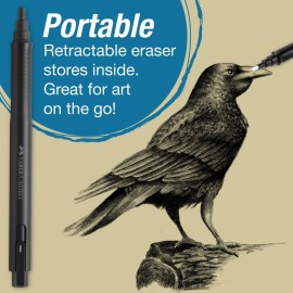 Faber Castell Precision Eraser Pen & Refills, 185610