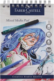Faber Castell Studio Mixed Media Pad A5 250gsm 30 Sheets WD835113