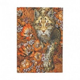 Paperblanks diary 12-Month 2027 weekly horizontal midi  13x18cm, 176  pages, softcover Lynx Rising